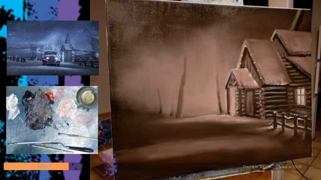 ? ХуДоЖнИкИ | Монохромная картина | Пейзаж в любом цвете | Александр Григорьев смотреть онлайн