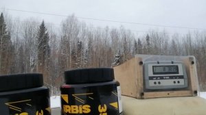 Тест отстрел пороха Ирбис 32, 35 на морозе - 31.