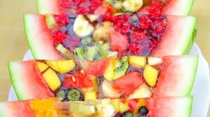 АРБУЗ ИЗ ЖЕЛЕ DIY ГОТОВИМ ЖЕЛЕЙНЫЙ АРБУЗ ИЗ ФРУКТОВ КАК СДЕЛАТЬ ЕГО ДОМА