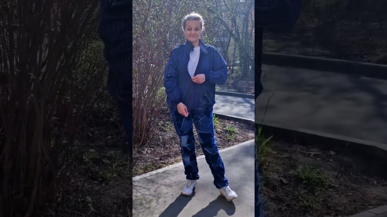 Ветровка и джинсы. МК на канале " Ручки не крючки". Заходите) смотреть онлайн