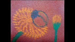 рисуем восковыми мелками по наждачной бумаге