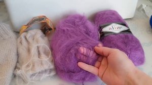 Обзор пряжи: МОХЕР Alize Classic Mohair vs Камтекс Cameo