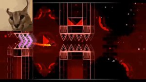 Шлёпа проходит уровень bloodbath в geometry dash