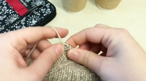 ЭЛАСТИЧНОЕ ЗАКРЫТИЕ резинки 1х1 спицами