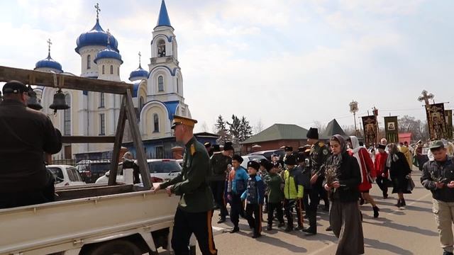 Крестный ход на Вход Господень во Иерусалим. Видеорепортаж Владимира Якоимова