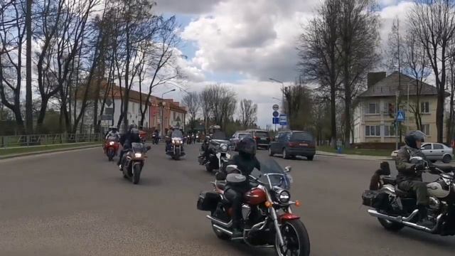 Байкеры в Молодечно открыли мотосезон