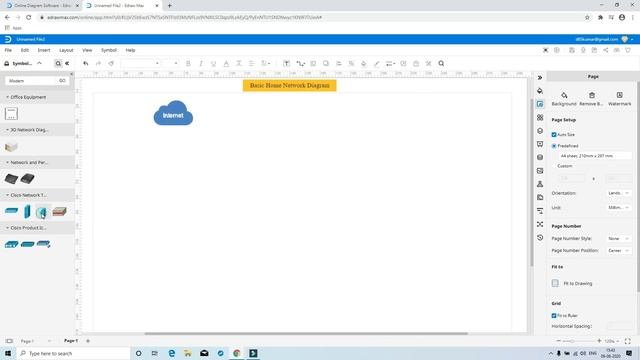 How to draw a network diagram online? Practical Demo with EdrawMax Online || www.edrawmax.com/onlin