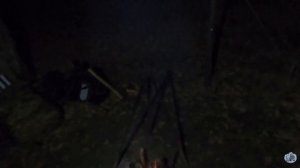 Осенний ПВД, ночевка в палатке с печкой.