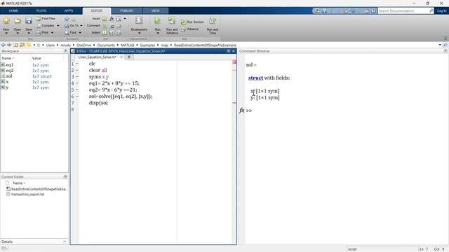 How to solve linear equation in matlab | Systems of linear equation in matlab | MATLAB TUTORIAL