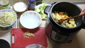 ВКУСНО И ПРОСТО! Рагу с курицей картошкой капустой кабачками в мультиварке