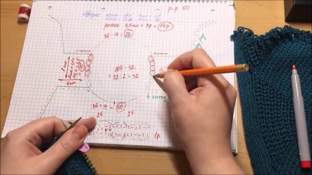 Вяжем свитер . Реглан погон. Часть 1