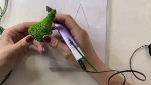 Рисуем 3D ручкой: простая объёмная ёлочка