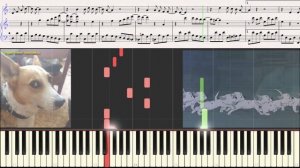 Пропала собака - В. Шаинский (Ноты и Видеоурок для фортепиано) (лёгкий вариант)(piano cover)