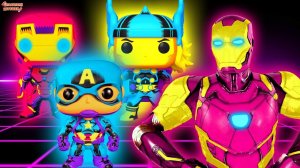 БОЛЬШАЯ РАСПАКОВКА MARVEL FUNKO POP - ЖЕЛЕЗНЫЙ ЧЕЛОВЕК, ТОР И КАПИТАН АМЕРИКА