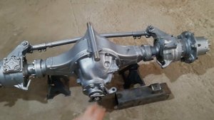 Gaz 66 ni mostini qisqartirish. Передний мост от Газ 66 на трактор