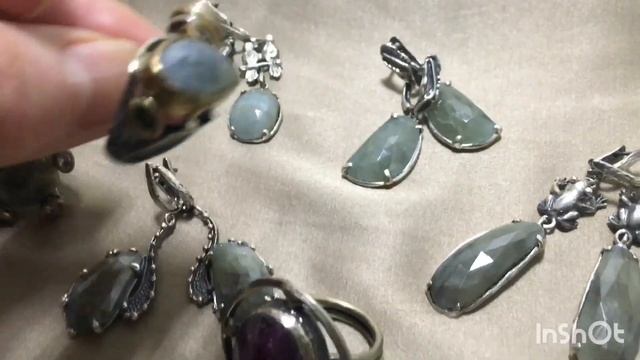 Ювелирные украшения из серебра с натуральными камнями. Мой телефон +79155602288. смотреть онлайн