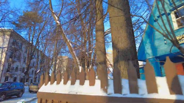 Прогулка по Поселку художников зимой | Москва | Moscow walk 4K 30 fps ASMR 2022