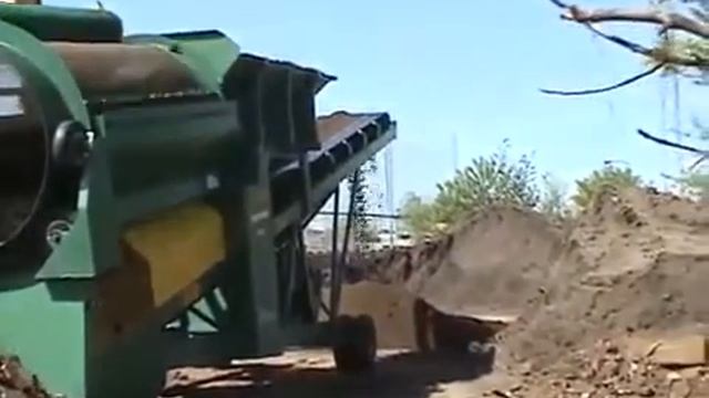 Барабанный грохот - приготовление грунтов