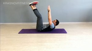 Складка - упражнение на пресс. V складка. Техника выполнения.