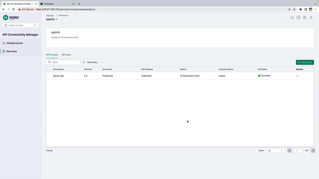 Publish APIs and Documentation with API Connectivity Manager