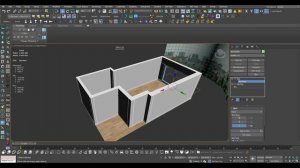 Как сделать плинтус скрытого монтажа в 3ds Max?