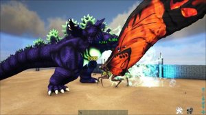 SUPER GODZILLA vs KONG, MUTO, MOTHRA & LEATHERBACK | Ark Battle