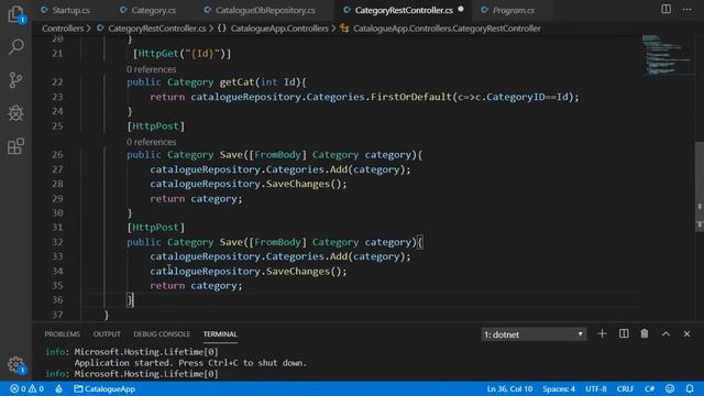 Part 6   Dot Net Core 3  REST API  Entity Framework OneTo Many Case