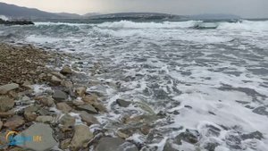 Геленджик ЗИМОЙ Тонкий мыс. МАГИЯ ШТОРМА