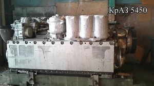 Танковый двигатель 5ТДФ в КрАЗ 5450