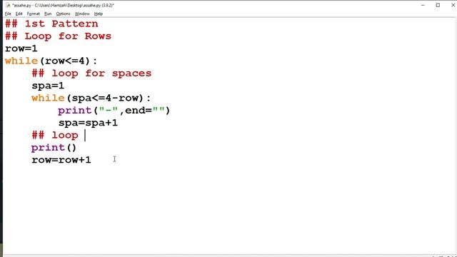 Print Diamond Shape Pattern in Python || Diamond Star shape pattern in Python