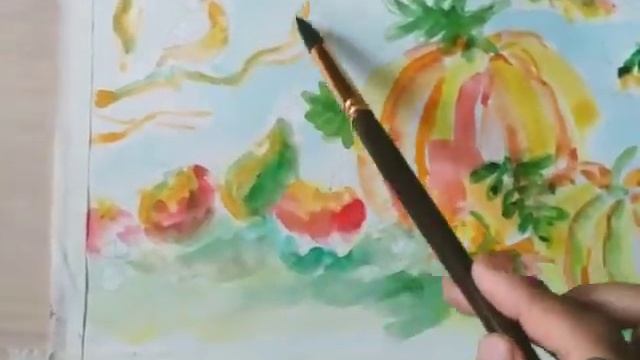 Кружок "Этностиль",преподаватель Корголдоева П.М., тема урока "Золотая осень". смотреть онлайн