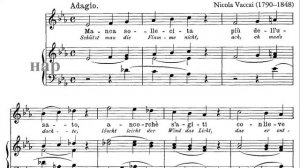 Ваккаи Вокализ №1 Для высокого женского голоса