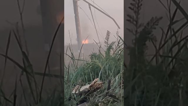 Уничтожение БМП ВСУ в боях за ЖД в районе Артемовска/Destruction of the AFU APC near Artemovsk