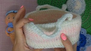 Люлька для минигордитос и других кукол: как связать крючком