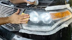 Полировка фар на УАЗ ПАТРИОТ