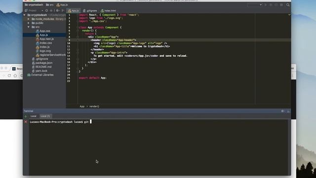 Create a React App with WebStorm смотреть онлайн