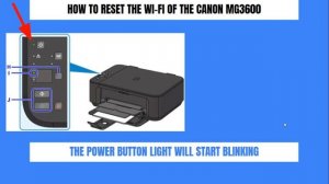 How to Reset Wi Fi on Canon Pixma MG3600 Printer