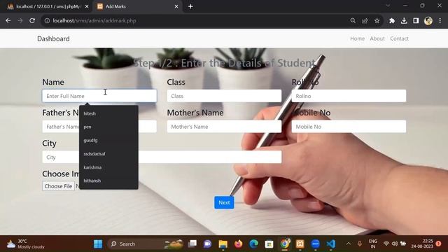 student result management system in web development projects Using php and MySQL || task-5 lgm