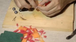 Как сделать поролоновую рыбку и мандулу.