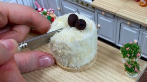 Мини Торт Rafaello на Мини Кухне! ? Потрясающе Вкусный Кокосовый Тортик ? Мини Кухня