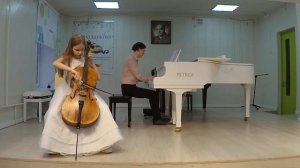 Г.Калинников "Журавель" Давыдова Елизавета (Виолончель) Дякин Д.(Ф-но)