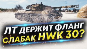 HWK-30 - Как правильно играть на ЛТ? Позиция для защиты фланга на Эрленберге