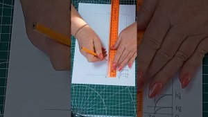 Построен е выкройки ночной сорочки в М 1 : 4