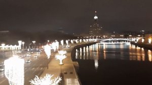 ПАРК "ЗАРЯДЬЕ" ЗИМОЙ! Шикарная новогодняя иллюминация в Парке Зарядье. Москва-Сити. Новый год 2020.