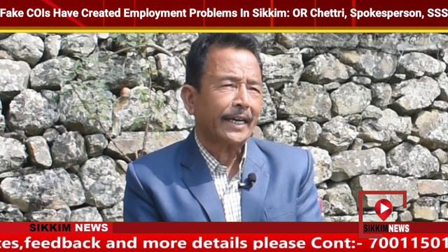 Fake COIs Have Created Employment Problems In Sikkim OR Chettri Spokesperson Sikkim Suraksha Samiti смотреть онлайн