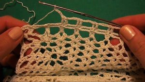 ПРОСТАЯ КАЙМА ДЛЯ СКАТЕРТИ КРЮЧКОМ