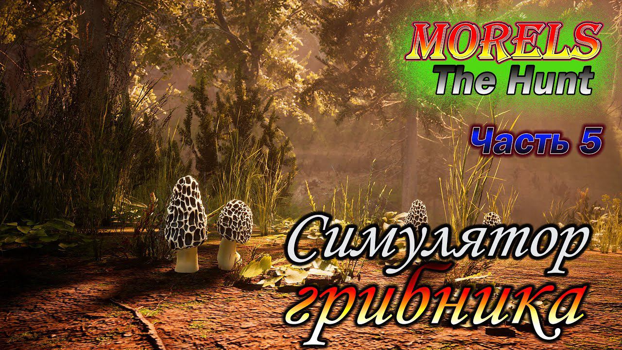 Morels: The Hunt. Симулятор грибника. Часть 5 . Седьмой золотой и много новых животных.