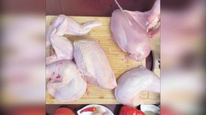 Разделка курицы на части