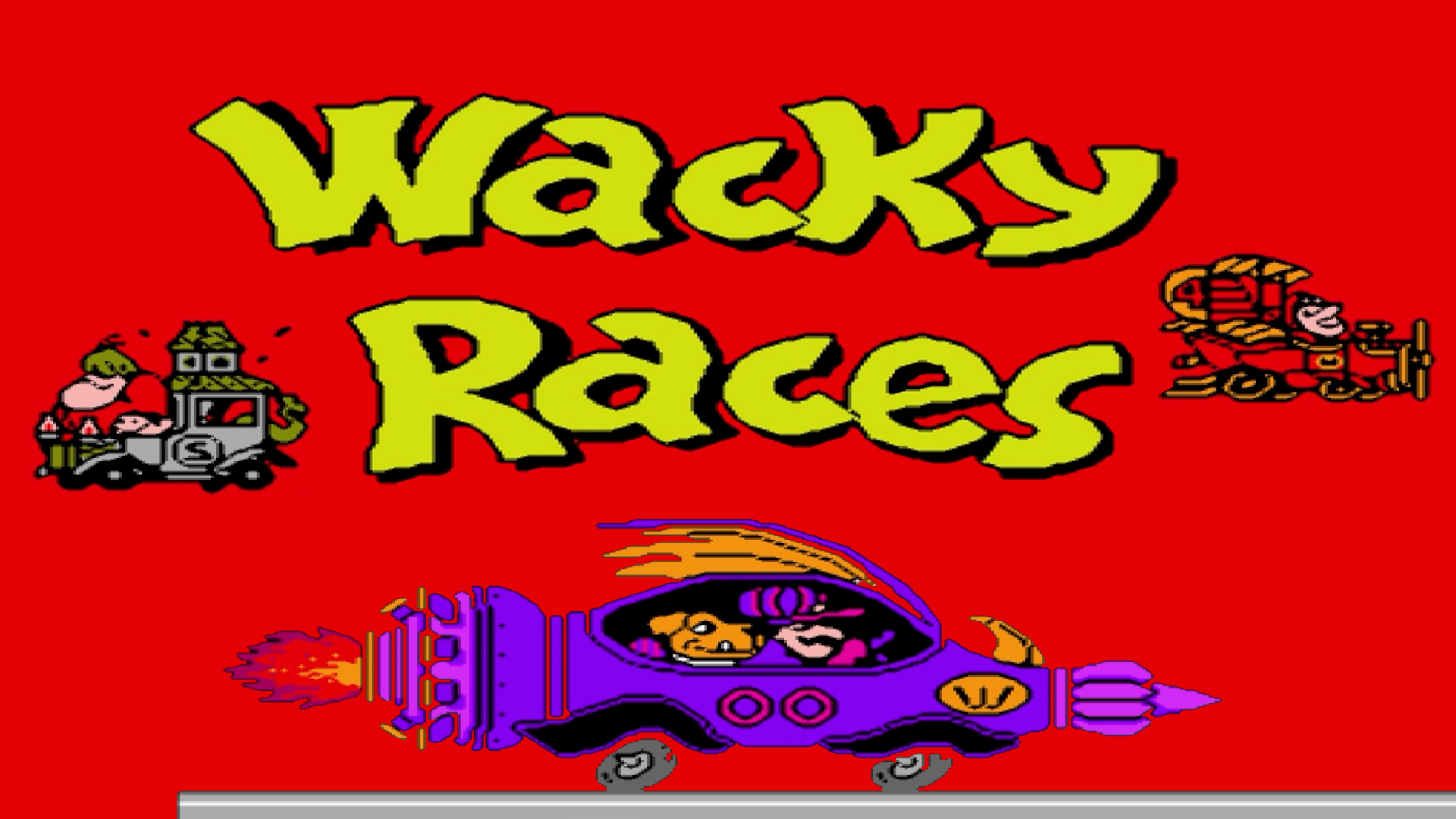 Безумные гонки прохождение на Денди| Wacky Races Dendy