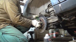 ЗАМЕНА ЗАДНЕЙ СТУПИЦЫ на Subaru Outback - полный процесс